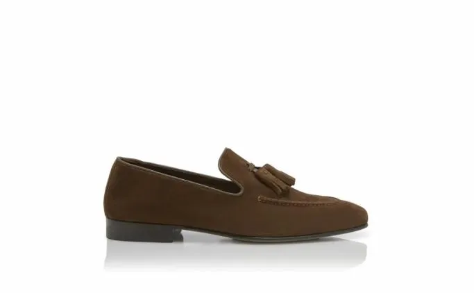 Loafers Men Manolo Blahnik CHESTERBrown Suede Tassel Loafers Loafers Men Manolo Blahnik CHESTERBrown Suede Tassel Loafers