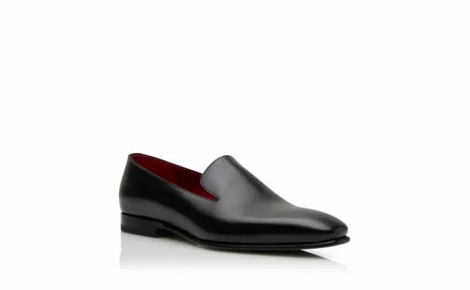 Loafers Men Manolo Blahnik DJANBlack Calf Leather Loafers Loafers Men Manolo Blahnik DJANBlack Calf Leather Loafers