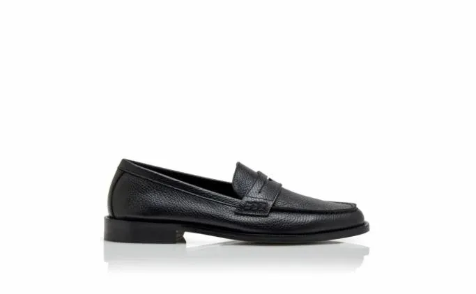 Loafers Men Manolo Blahnik PERRYBlack Calf Leather Penny Loafers Loafers Men Manolo Blahnik PERRYBlack Calf Leather Penny Loafers