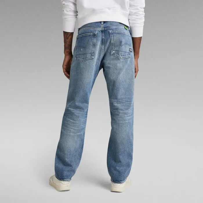 Loose Men GStar RAW Type 49 Relaxed Straight Jeans Sun Faded Air Force Blue