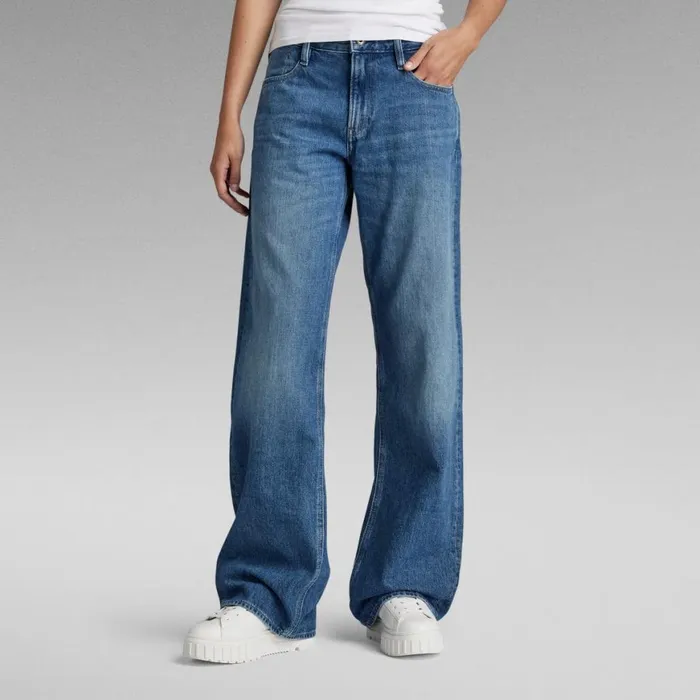 Loose Women GStar RAW Judee Low Waist Loose Jeans Faded Harbor