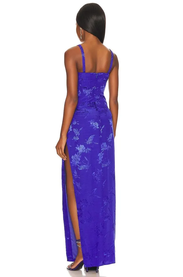 Lovers Friends Bellevue Gown Purple Women Lovers and Friends Dresses