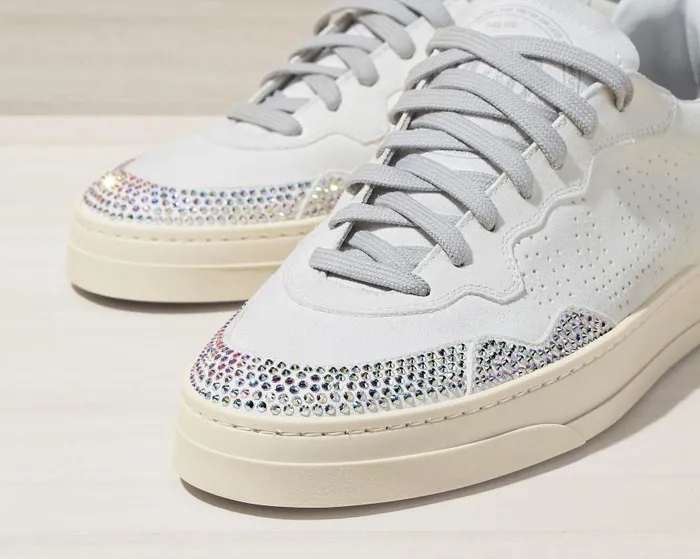 Low Tops Womens P448 Bali WhiteStrass