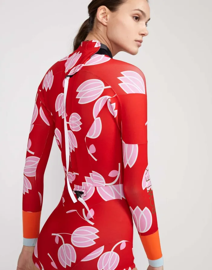 Maddie Tulip Wetsuit 8211 Pnkrd Women Cynthia Rowley Surf and Swim