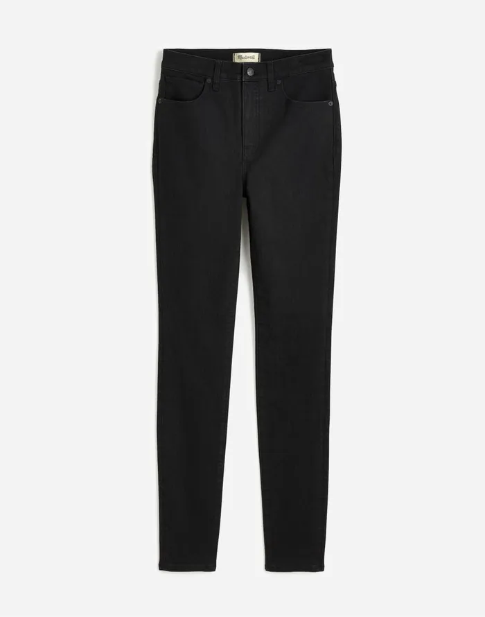Madewell 10034 HighRise Skinny Jeans Black Frost Women Jeans