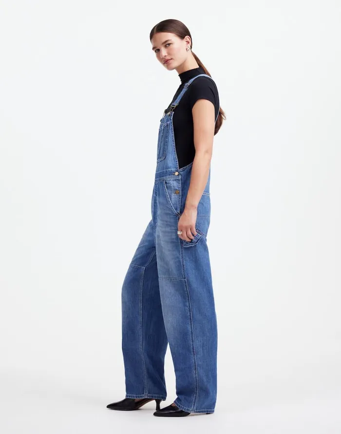 Madewell Alexa Chung For Madewell Denim Overalls In Hockley Wash Hockley Wash Women Jeans