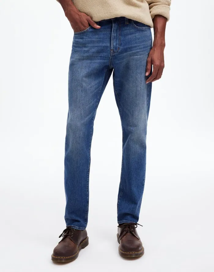 Madewell Athletic Slim Jeans Dawning Wash Men Jeans