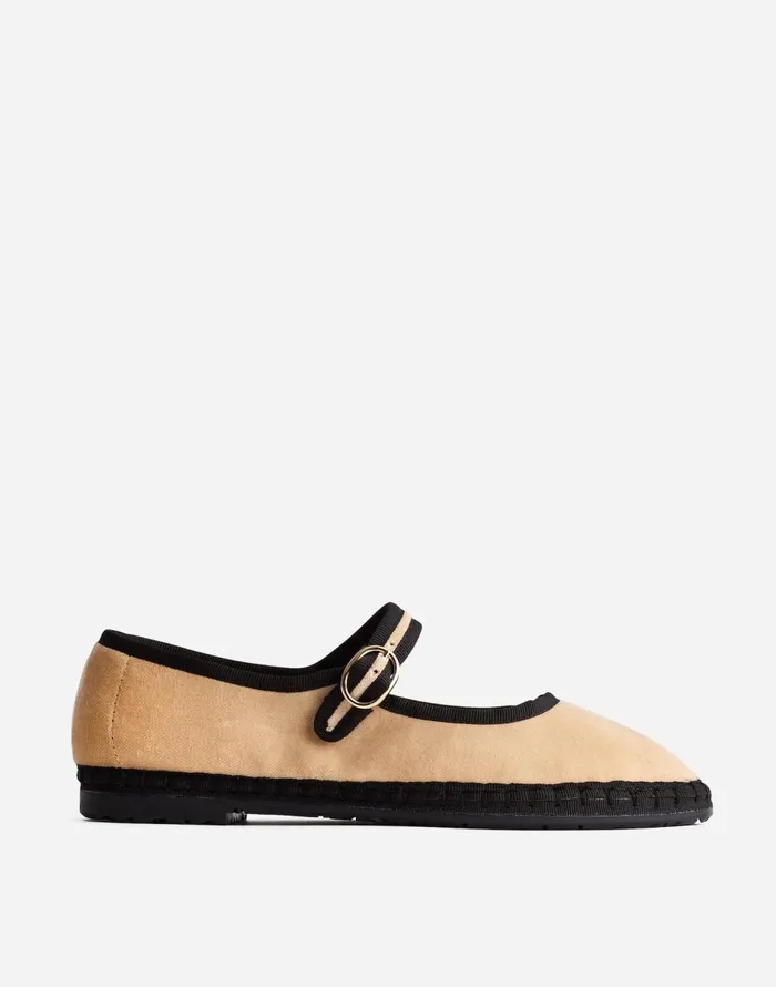 Madewell FlabelUS Theodora Mary Janes Earthy Mocha Women Flats and Loafers