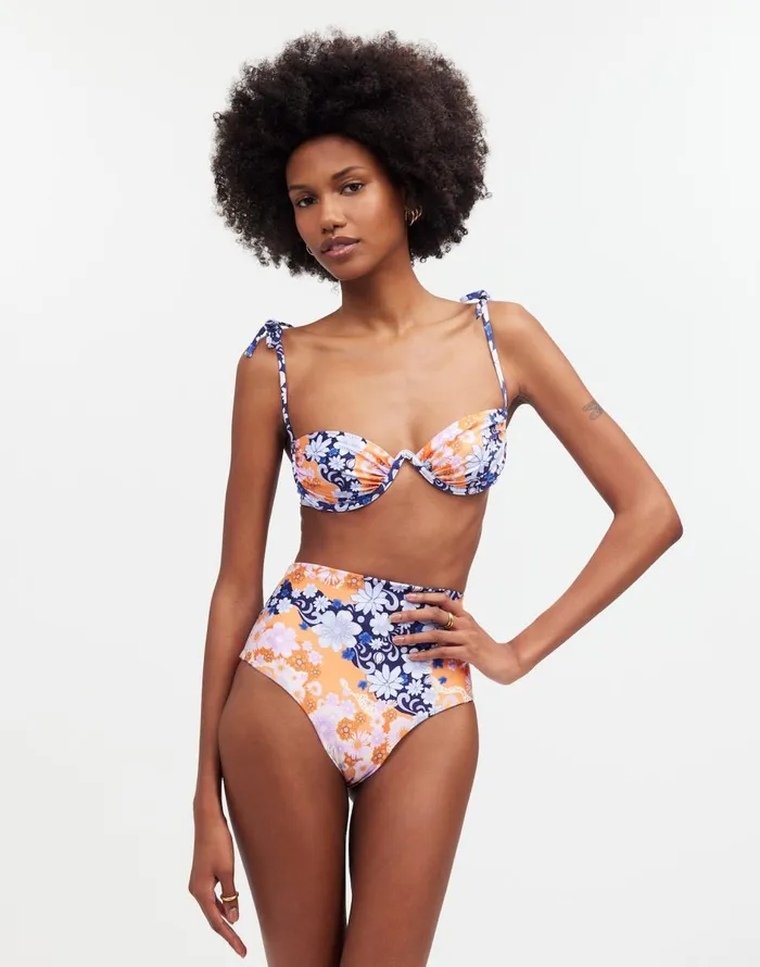 Madewell Madewell X Agua Bendita Donna Bikini Top Multi Women Swim