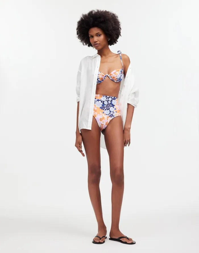 Madewell Madewell X Agua Bendita Donna Bikini Top Multi Women Swim