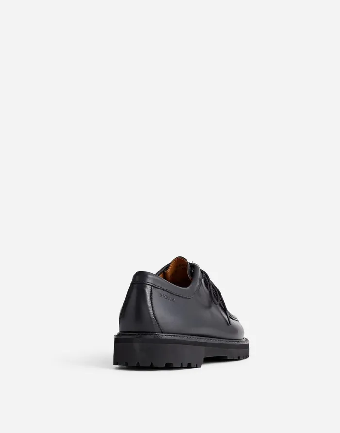 Madewell Madewell X GHBASS Wallace Leather Moc Black Men Dress Shoes and Loafers