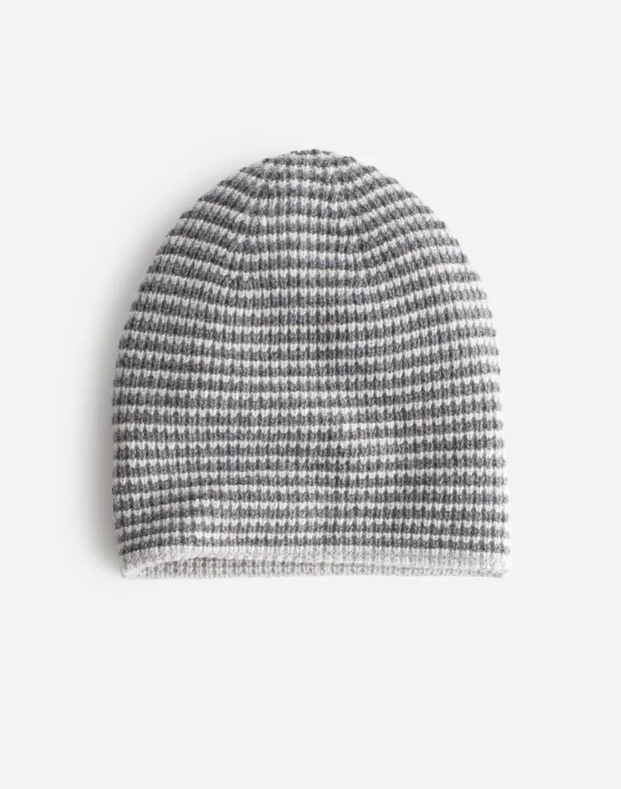 Madewell Reversible Beanie In SoftWool Hthr Smoke Women Hats