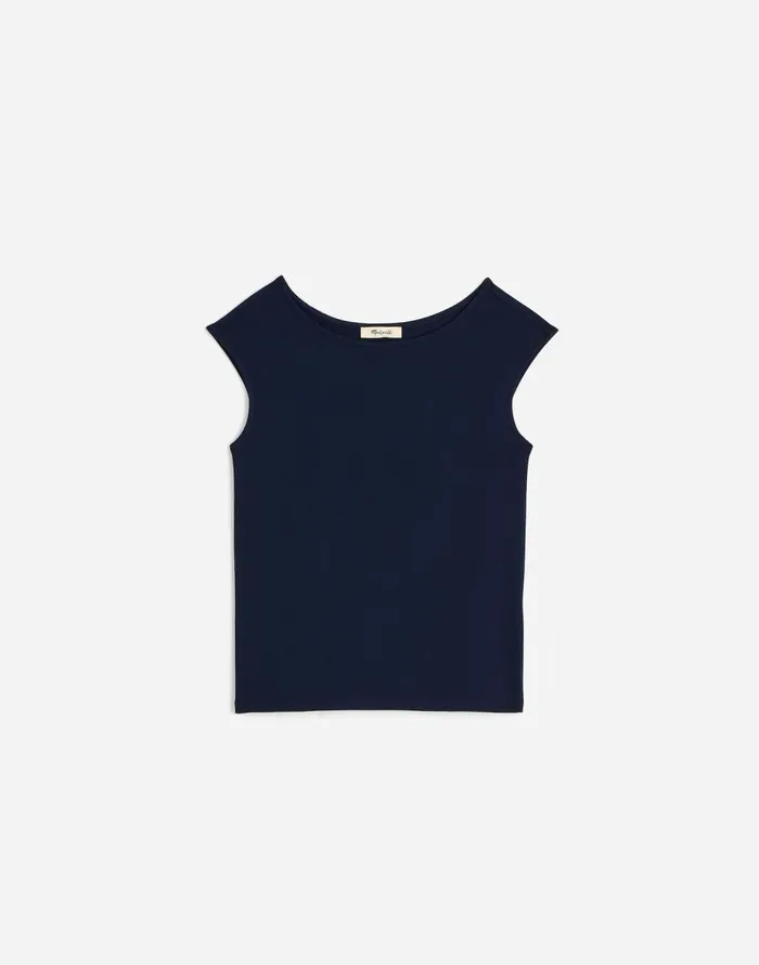 Madewell Scoopneck CapSleeve Tee Deep Indigo Women Tees