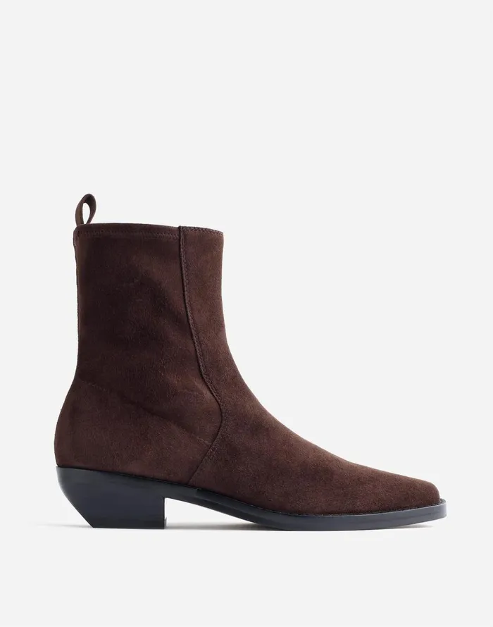 Madewell The Idris Ankle Boot Dark Carob Women Boots