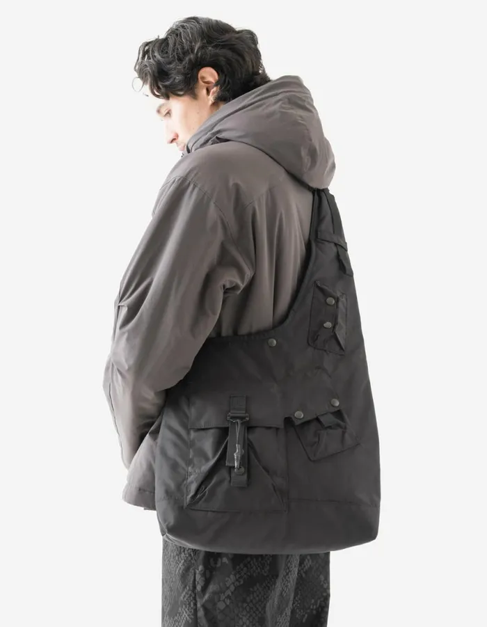 Maharishi Bags 1113 Maha MALICE Monk Sling Bag Black 8211 Men