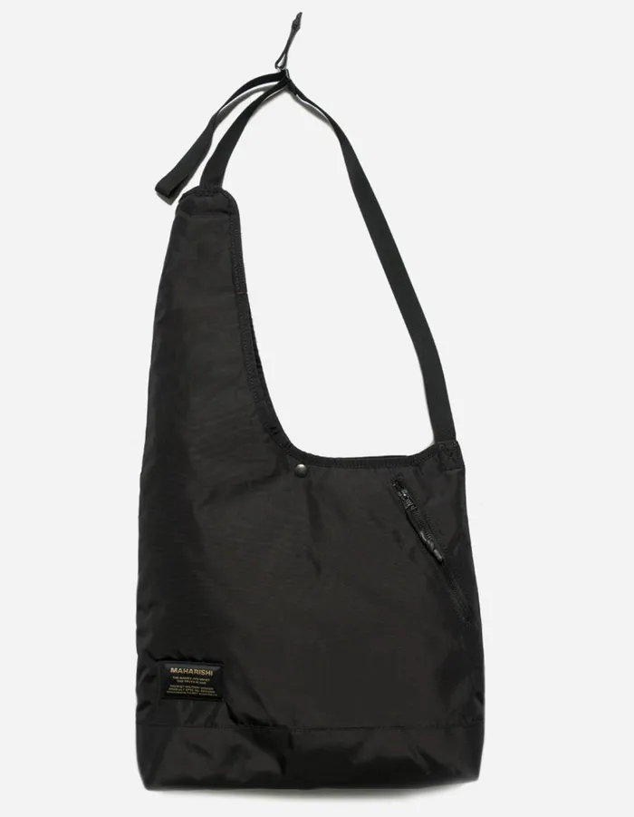 Maharishi Bags 1113 Maha MALICE Monk Sling Bag Black 8211 Men