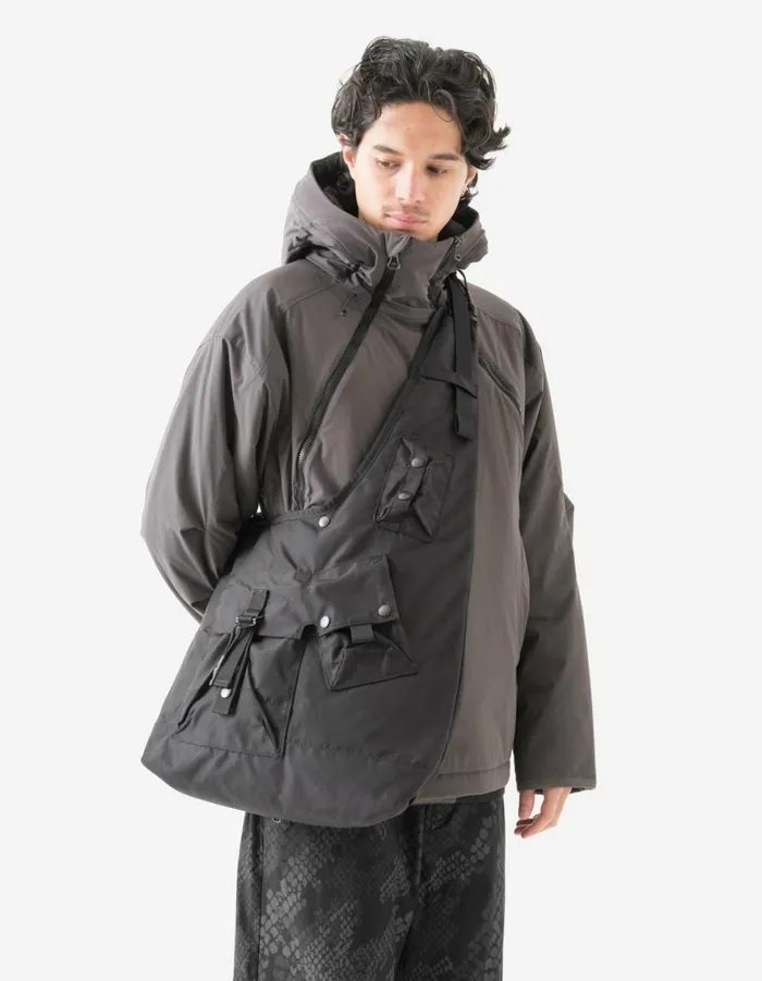 Maharishi Bags 1113 Maha MALICE Monk Sling Bag Black 8211 Men