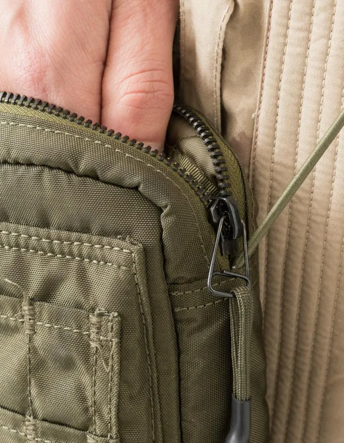 Maharishi Bags 1117 Maha MA Pocket Pouch Olive 8211 Men