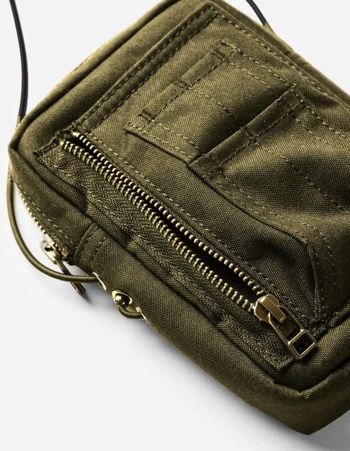 Maharishi Bags 1117 Maha MA Pocket Pouch Olive 8211 Men