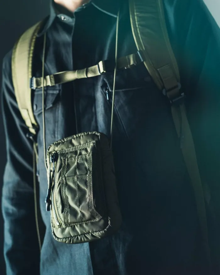 Maharishi Bags 1117 Maha MA Pocket Pouch Olive 8211 Men