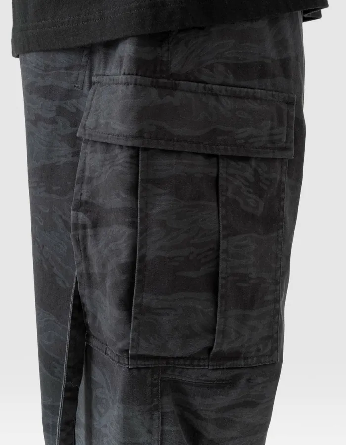 Maharishi Cargo Pants 6075 Tigerstripe Cargo Track Pants Subdued Night 8211 Men
