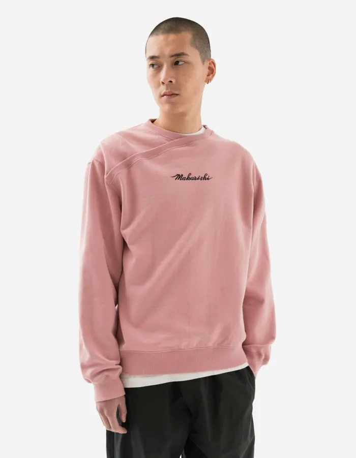 Maharishi Crew Sweats 6009 Caduceus Monk Crew Sweat Pink 8211 Men