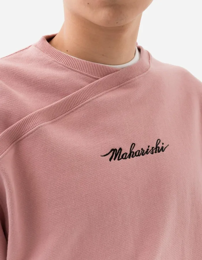 Maharishi Crew Sweats 6009 Caduceus Monk Crew Sweat Pink 8211 Men