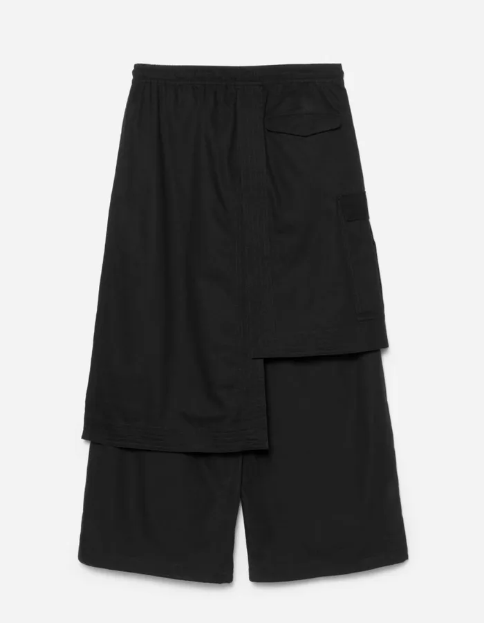 Maharishi Hakama Pants 6027 Asym Hakama Cargo Track Pants Black 8211 Men