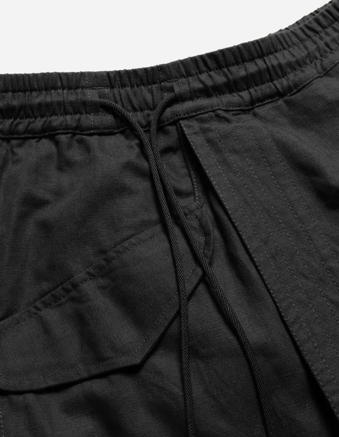 Maharishi Hakama Pants 6027 Asym Hakama Cargo Track Pants Black 8211 Men