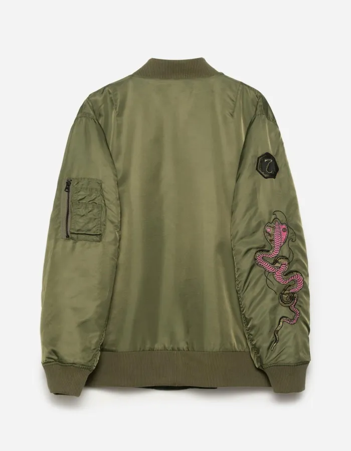 Maharishi Jackets 6006 Year Of The Snake MA1 Kimono Olive OG107F 8211 Men