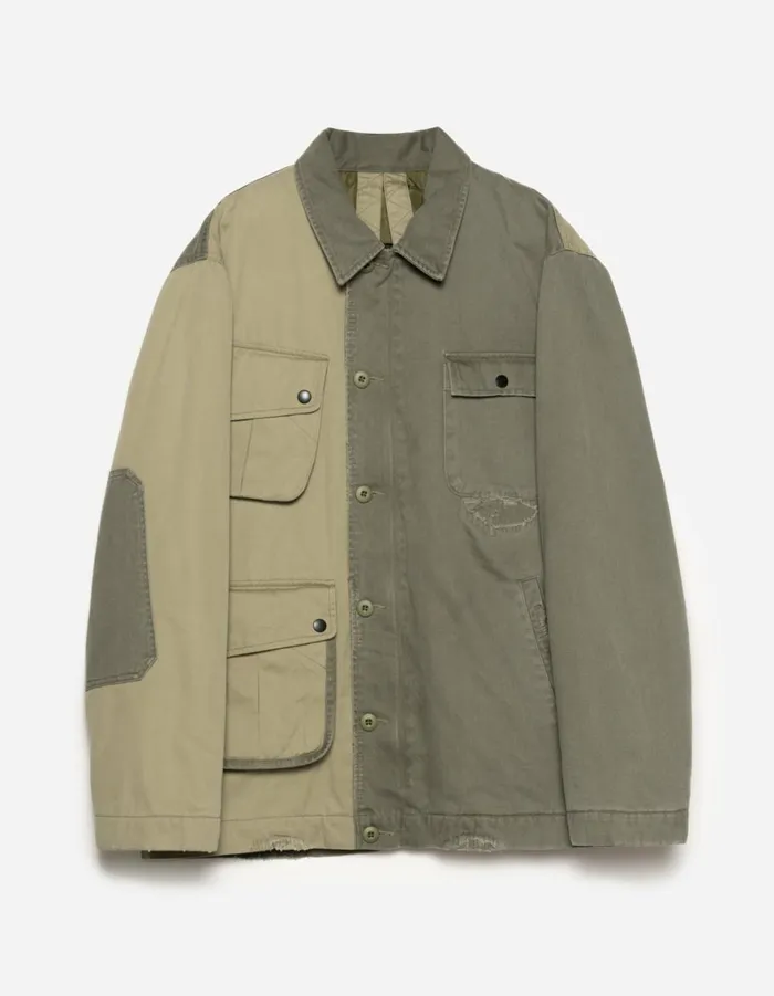 Maharishi Jackets 6025 Maha Boro Deck Jacket OliveSand 8211 Men