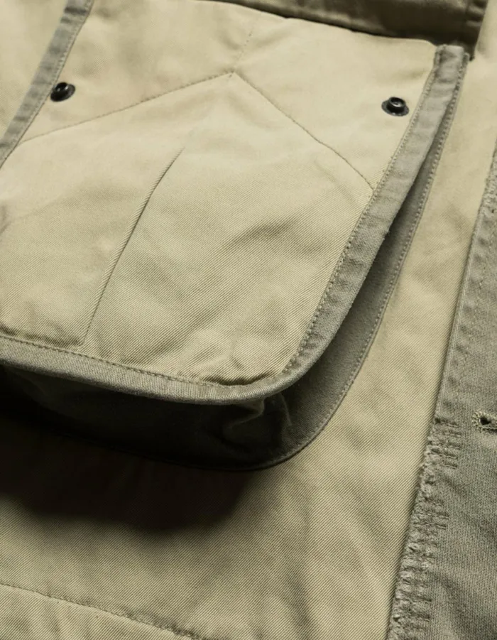 Maharishi Jackets 6025 Maha Boro Deck Jacket OliveSand 8211 Men