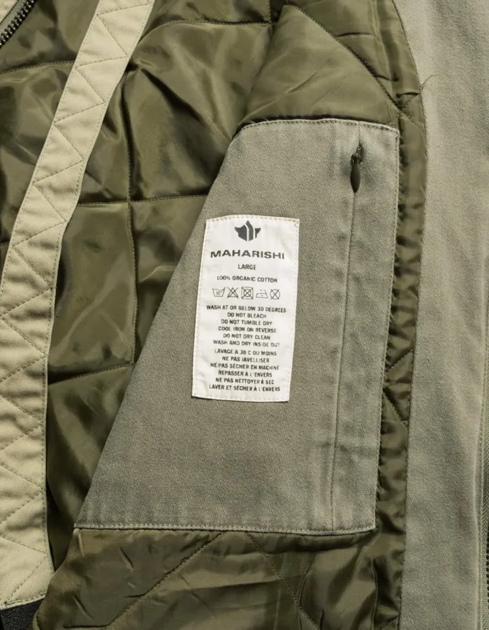 Maharishi Jackets 6025 Maha Boro Deck Jacket OliveSand 8211 Men