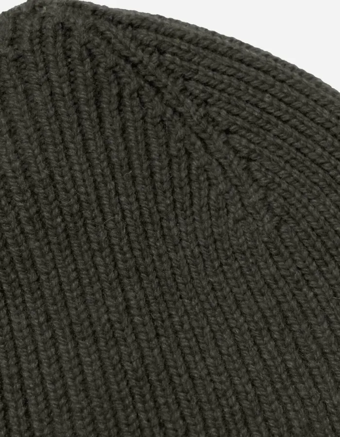 Maharishi Knits 1405 Maharishi Lambswool Beanie Olive 8211 Men