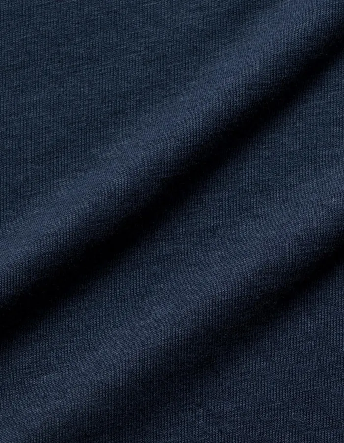 Maharishi Long Sleeve TShirts 6001 Monk Organic Hemp LS TShirt Navy Blueprint 8211 Men