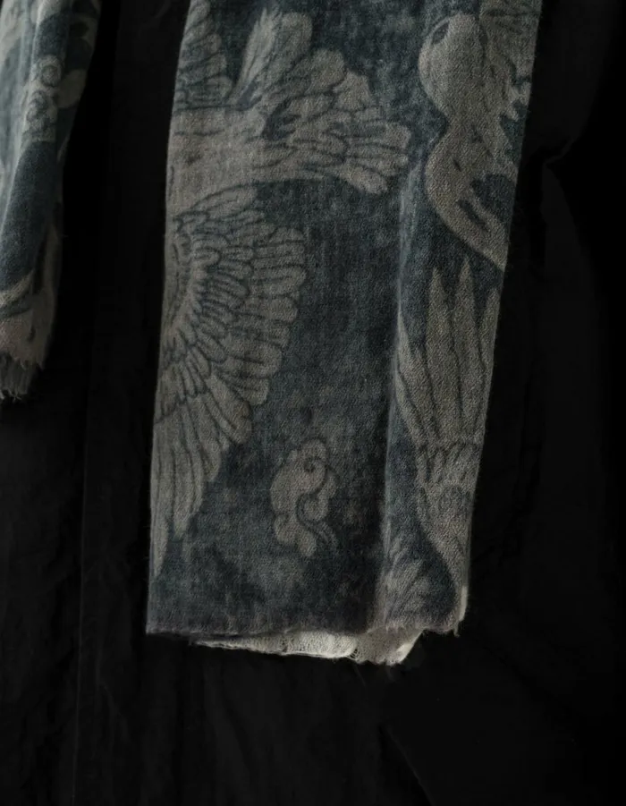 Maharishi Scarves 5328 Peace Dove Pashmina Black 8211 Men