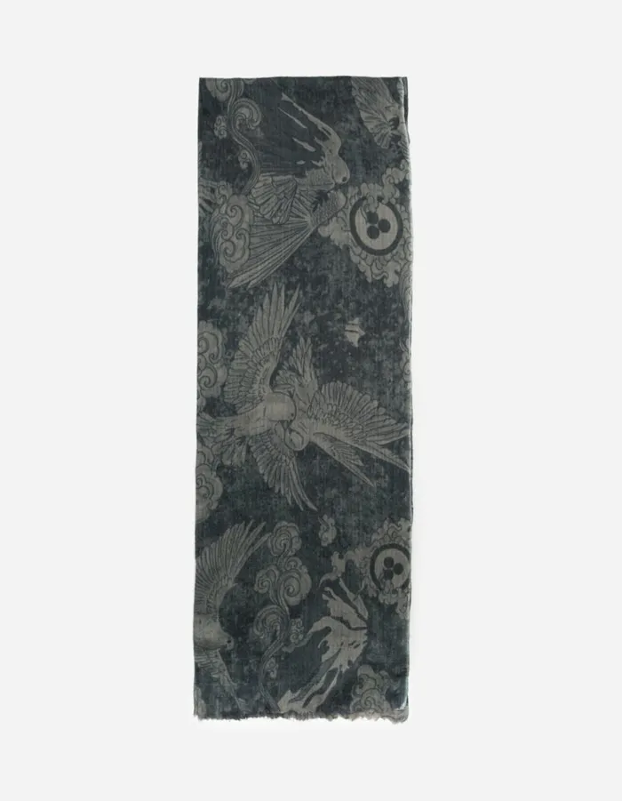 Maharishi Scarves 5328 Peace Dove Pashmina Black 8211 Men