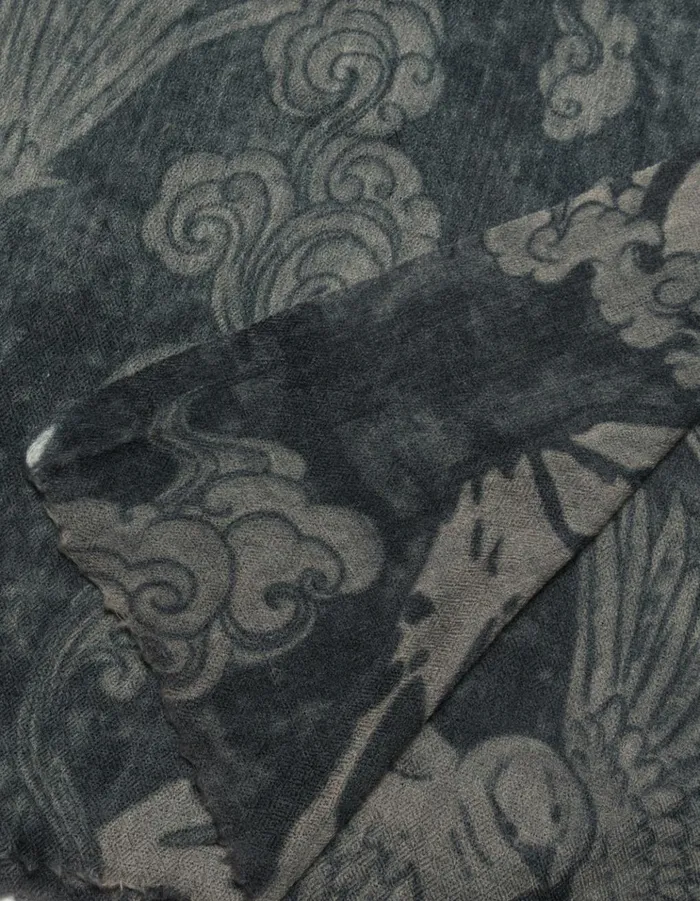 Maharishi Scarves 5328 Peace Dove Pashmina Black 8211 Men