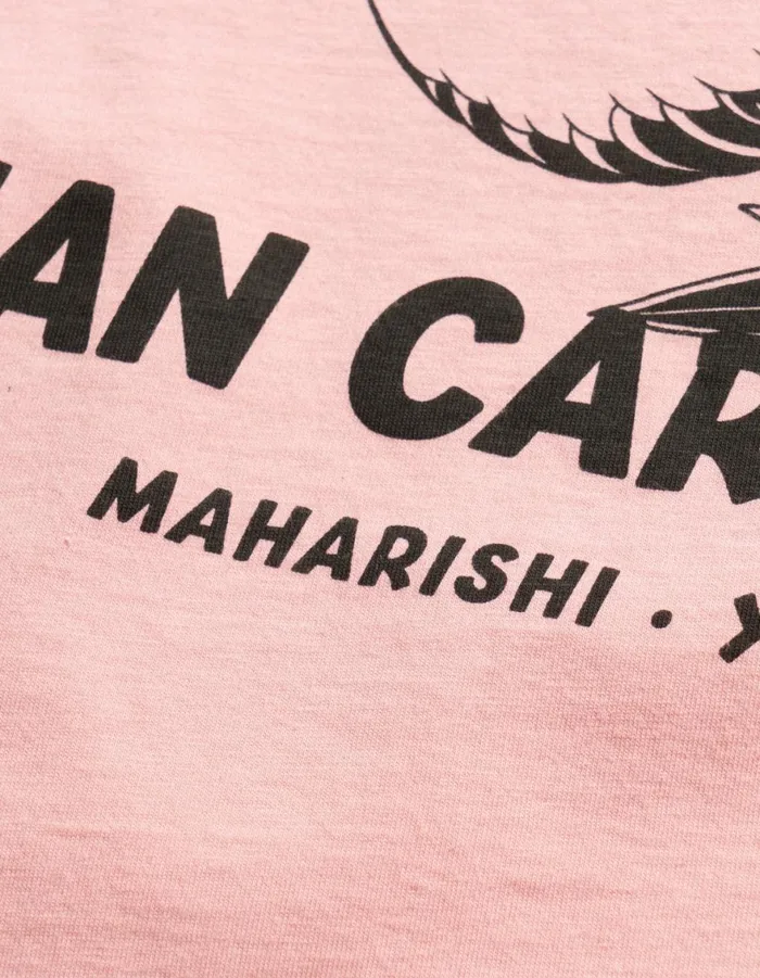 Maharishi Short Sleeve TShirts 1453 Less Dangerous TShirt Pink 8211 Men