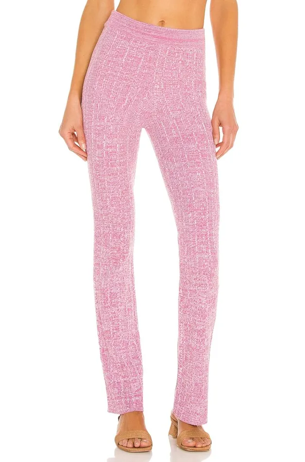 Mckenna Knit Pant Marled Pink Women Lovers and Friends Loungewear