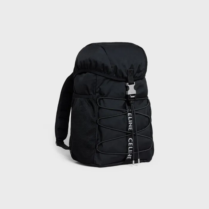 Medium Backpack Trekking In Nylon Black Men CELINE BACKPACKS Medium Backpack Trekking In Nylon Black Men CELINE BACKPACKS