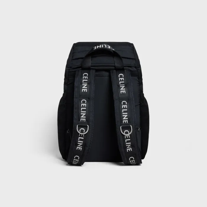 Medium Backpack Trekking In Nylon Black Men CELINE BACKPACKS Medium Backpack Trekking In Nylon Black Men CELINE BACKPACKS