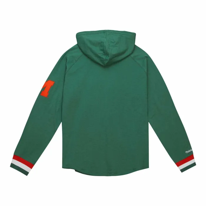 Men039s Collegiate Mitchell and Ness Legendary Slub Long Sleeve Hoodie University Of Miami Men039s Collegiate Mitchell and Ness Legendary Slub Long Sleeve Hoodie University Of Miami