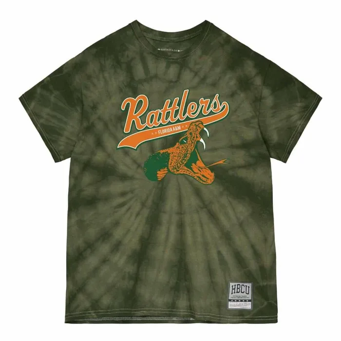 Men039s Collegiate Mitchell and Ness Tailsweep Tie Dye Tee Florida AandM University Men039s Collegiate Mitchell and Ness Tailsweep Tie Dye Tee Florida AandM University