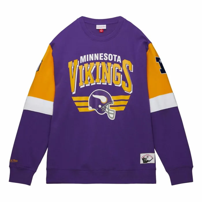 Men039s Hoodies and Sweatshirts Mitchell and Ness All Over Crew 30 Minnesota Vikings Men039s Hoodies and Sweatshirts Mitchell and Ness All Over Crew 30 Minnesota Vikings
