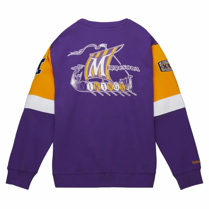 Men039s Hoodies and Sweatshirts Mitchell and Ness All Over Crew 30 Minnesota Vikings Men039s Hoodies and Sweatshirts Mitchell and Ness All Over Crew 30 Minnesota Vikings