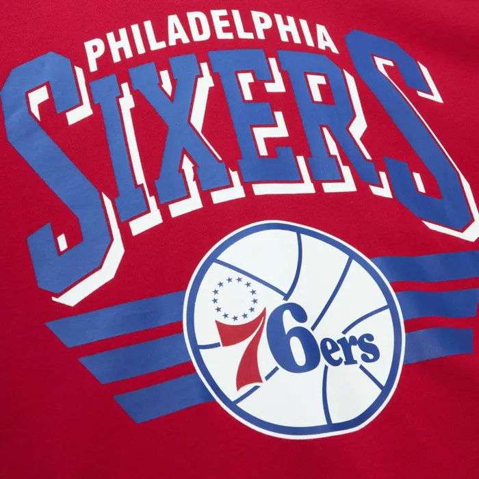 Men039s Hoodies and Sweatshirts Mitchell and Ness All Over Crew 30 Philadelphia 76ers Men039s Hoodies and Sweatshirts Mitchell and Ness All Over Crew 30 Philadelphia 76ers
