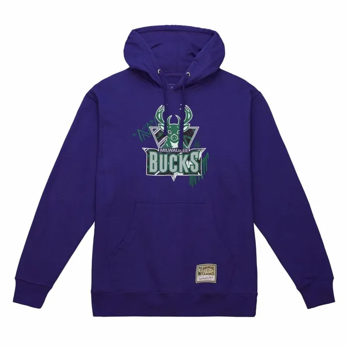 Men039s Hoodies and Sweatshirts Mitchell and Ness Game Day Pattern Pullover Hoodie Milwaukee Bucks Men039s Hoodies and Sweatshirts Mitchell and Ness Game Day Pattern Pullover Hoodie Milwaukee Bucks