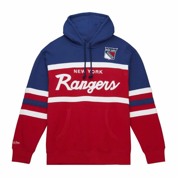Men039s Hoodies and Sweatshirts Mitchell and Ness Head Coach Hoodie New York Rangers Men039s Hoodies and Sweatshirts Mitchell and Ness Head Coach Hoodie New York Rangers