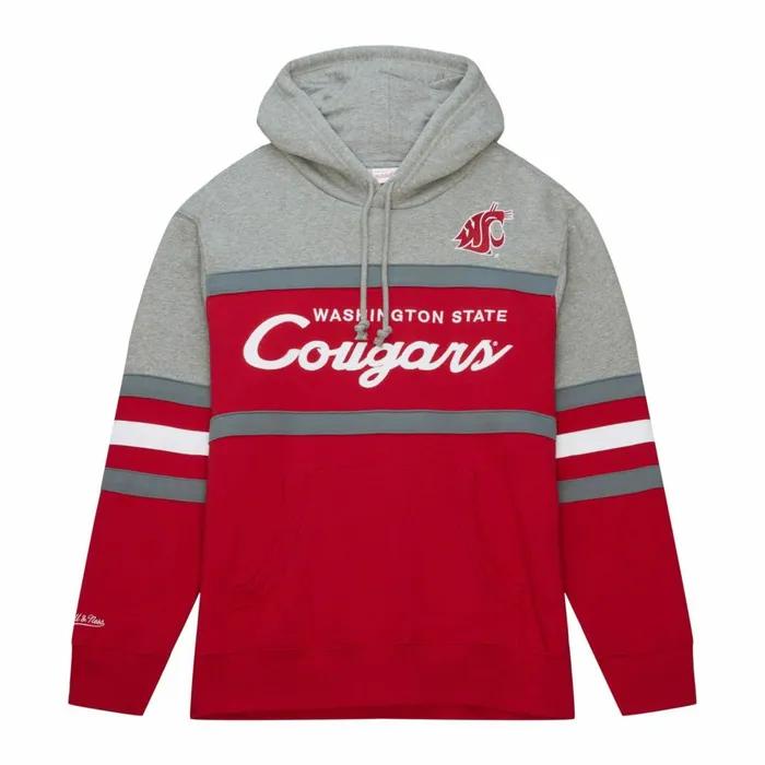 Men039s Hoodies and Sweatshirts Mitchell and Ness Head Coach Hoodie Washington State University Men039s Hoodies and Sweatshirts Mitchell and Ness Head Coach Hoodie Washington State University